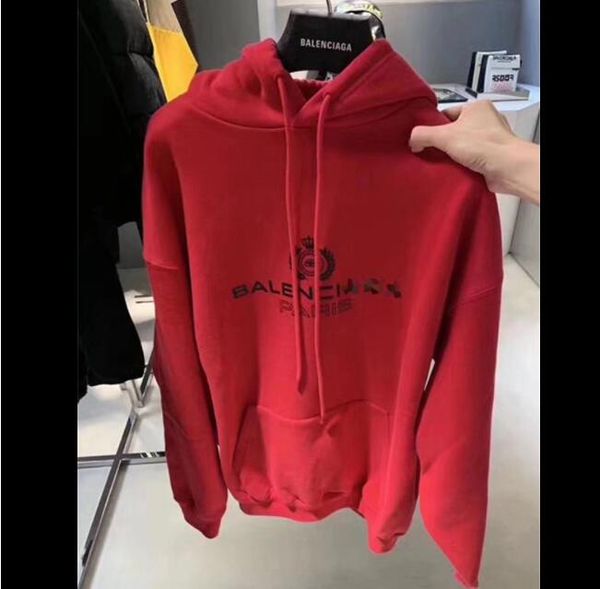 

pring winter men hoodies fleece warm christia mens sweatshirt fashion streetwear loubouti casual men's pullovers brand hoody, Black