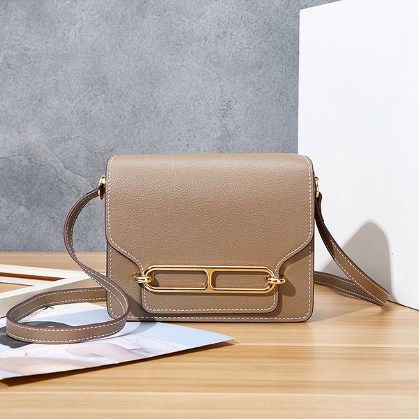 

designer bags new tofu fashion stewardess leather pig nose small square single shoulder messenger women's