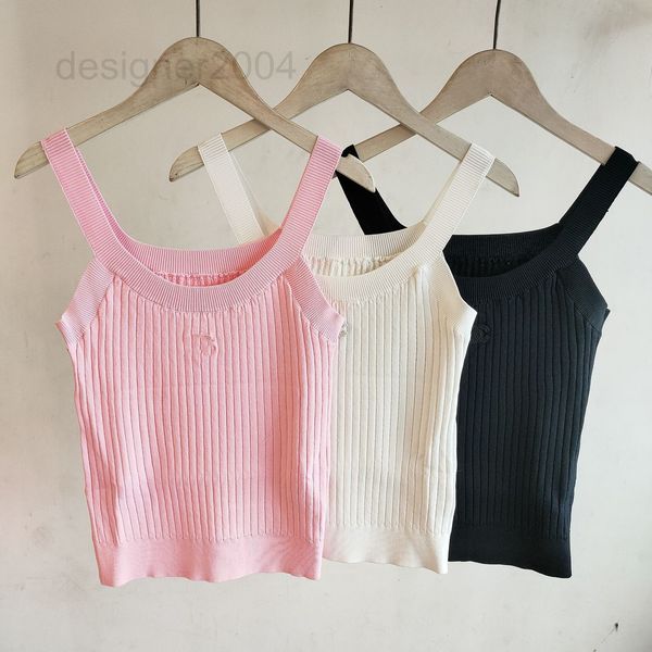 

women's t-shirt designer college style 2022 summer women's new thin u-neck solid color ice wire sling with super elasticity zhyv, White