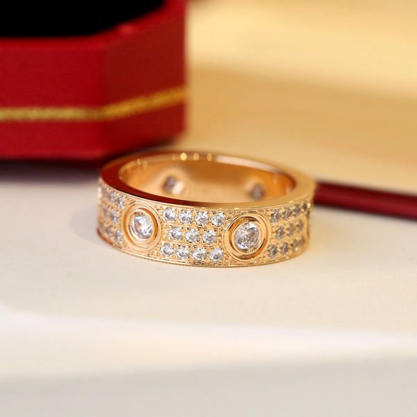 

designer ring for man screw ring for woman diamond ring set anello di lusso anillos hombre luxe bague femme bagues femme designer jewelry wo, Golden;silver