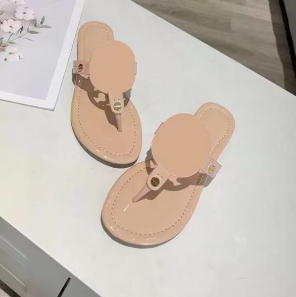 

designer slippers slide summer sandals fashion beach indoor flat flip flops candy color leather women shoes ladies slipper pfisw, Black