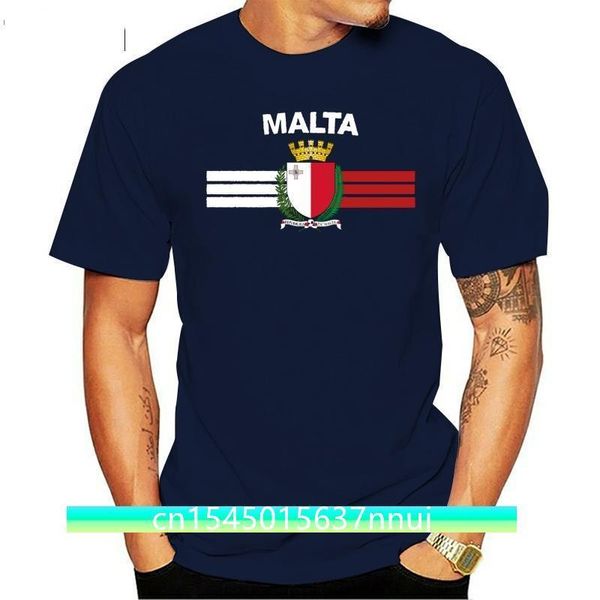 Erkekler Kısa Kollu Tshirt Malta bayrak gömleği Malta amblemi Malta bayrak gömlek tişörtleri Kadın Tshirt 220702