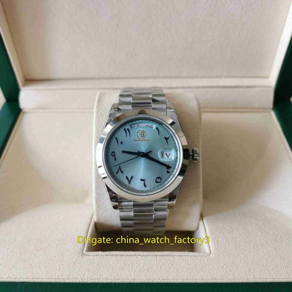 

with box papers hand bags mens watch 40mm arab dial day-date 228235 president bp maker watches asia 2813 movement mechanical automatic men&#, Slivery;brown