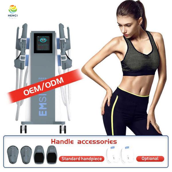 Profissional EMS Perda de peso Slimming Emslim 2022 Máquina Eletro -magnético estimulador de músculo magnético