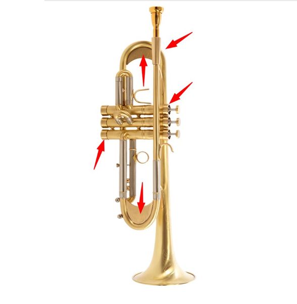 

bb trumpet gold lacquer silver plated trumpet brass trumpet instrument composite