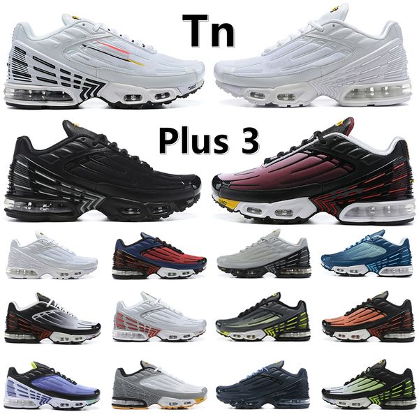 

tn plus 3 designer shoes sneakers triple white black iridescent graphy aqua volt crimson red obsidian neon graphy men women trainers sports