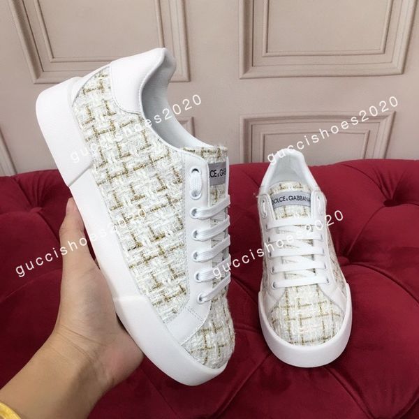 

2022 luxury designer mens casual shoes canvas sneaker leather trainers loafers sneakers luxembourg size34-45, Black