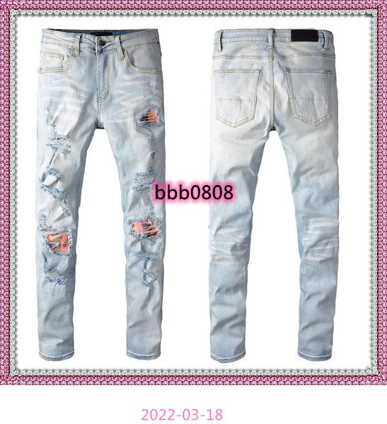 

mens jeans slim-leg jeans famous vld2 casual brand designers design white slim fashionable diesel motorcycle trousers pants men woman, Blue
