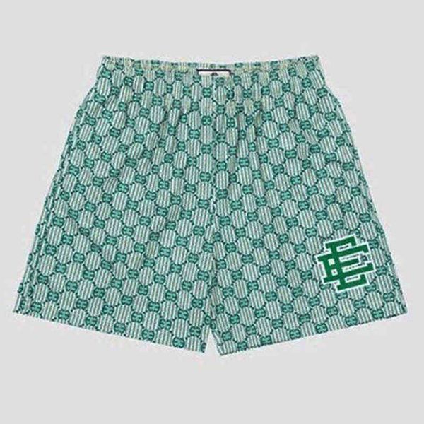 

fashion summer mens eric emanuel shorts luxury ee short newyork city skyline designer running jogging fitness quick dry loose women gym mesh, White;black