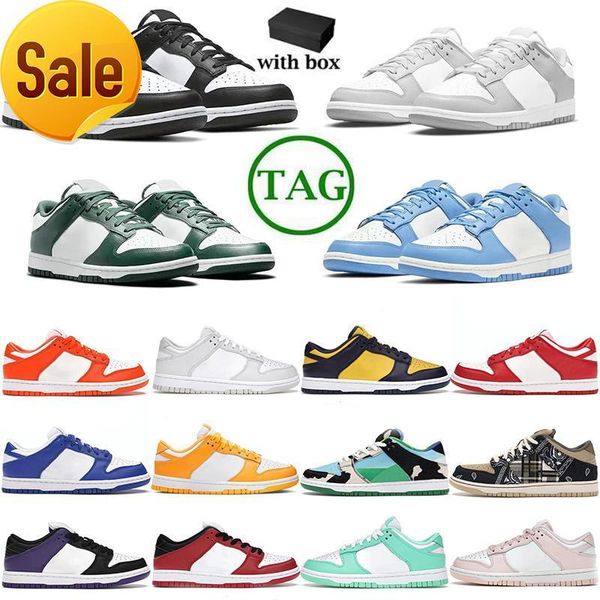 

with box dunks lows designers men women running shoes white black unc coast green glow syracuse purple pulse chunky sb low laser orange mens