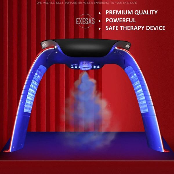 

7 color led light therapy skin rejuvenation pdt red light therapy anti-aging facial beauty machine with mist spray