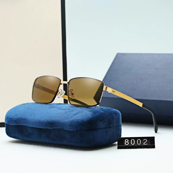 

luxury rectangle women 8002 sunglasses fashion womens brand deisnger full frame uv400 lens summer style big square come with case, White;black