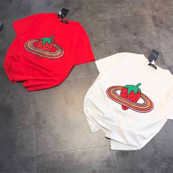 

66% off new fashion ins couple sequin embroidered t-shirt casual loose round neck short sleeve in spring and summer, White