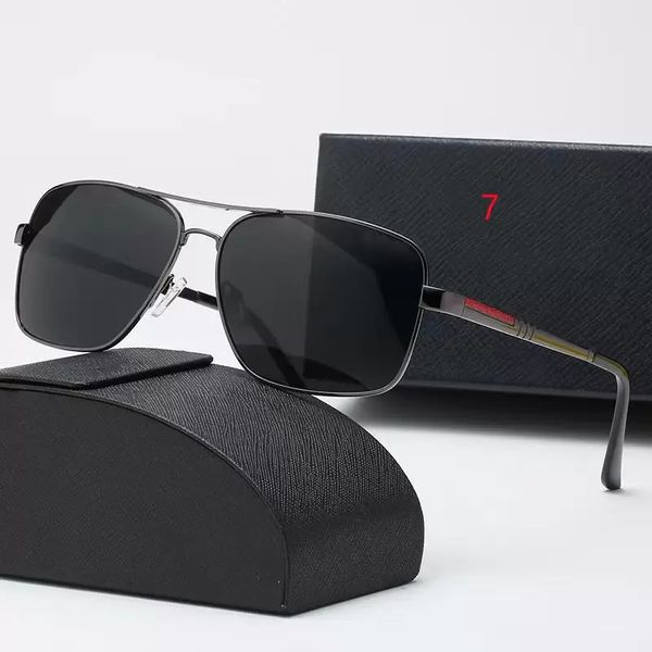 

designer fashion sunglasses for men and women oculos de sol strong hinge metal frame glasses square frames sun glasses box, White;black