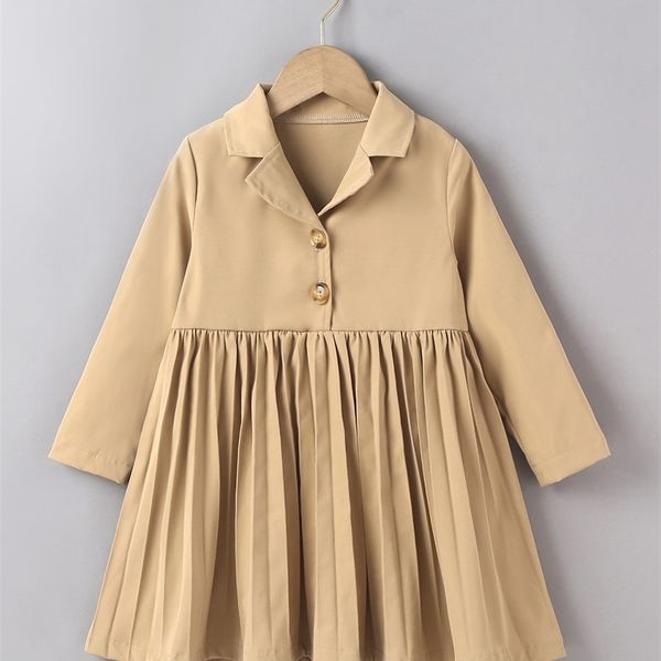 

toddler girls half button pleated hem dress she, Red;yellow