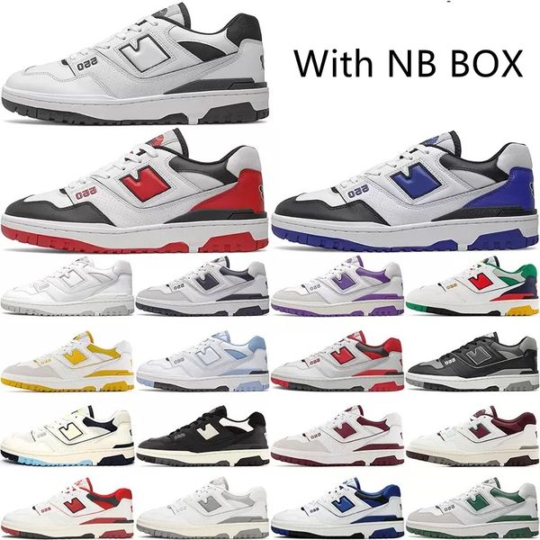 

designer nb casual sneakers low running 550 shoes trainers outdoor fashion footwear navy blue red syracuse unc white black white multi color