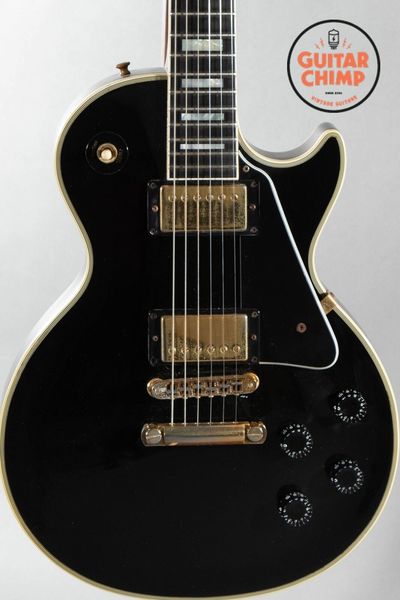 

paul custom black beauty electric guitar same of the pictures