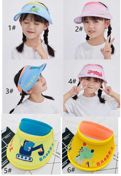 

2pcs summer children's open-sun visor canvas girls sunscreen hats fashion hats, spring and fall,outdoor sunshade ha ts for children, Blue;gray