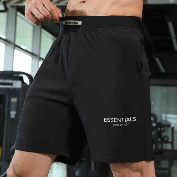 

new 2022 ess thin trendy 5-point sweatpants men men's swim summer colorful swimwear man swimsuit swimming trunks beach shorts surf boar, White;black
