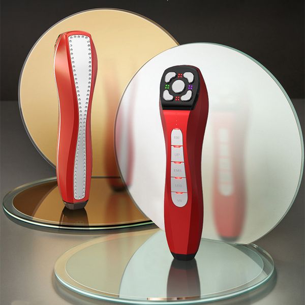 

led pn light therapy facial skin care tool face lifting tighten ems massager rf radio frequency beauty skin rejuvenation perfections