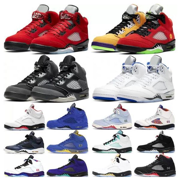 

jumpman 5s men basketball shoes stealth 2.0 oreo fire raging red jade horizon blue bird sail racer blue metallic green bean anthracite alter