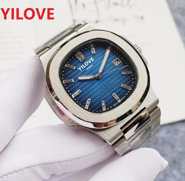 Orologi da uomo di colore blu scuro 39MM Movimento meccanico automatico 2813 Orologio da polso luminoso con zaffiro impermeabile Quadrato a carica automatica Orologi da polso di moda montre de luxe