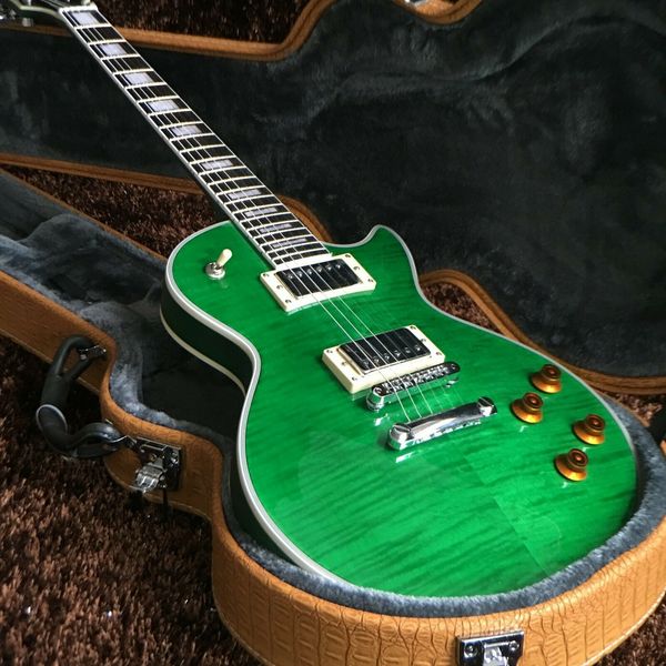 

diy brand new light green 6 string electric guitar