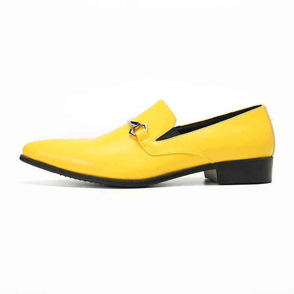 

dress shoes summer yellow soft cute breathable soled loafer shoes lazy pointed casual pea cover feet flat heels men's, Black