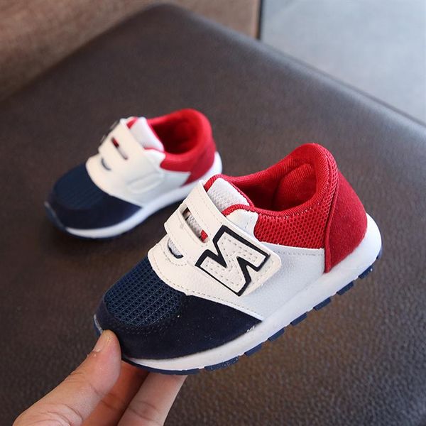 

breathable cool fashion children sneakers casual s kids shoes245p, Black;red