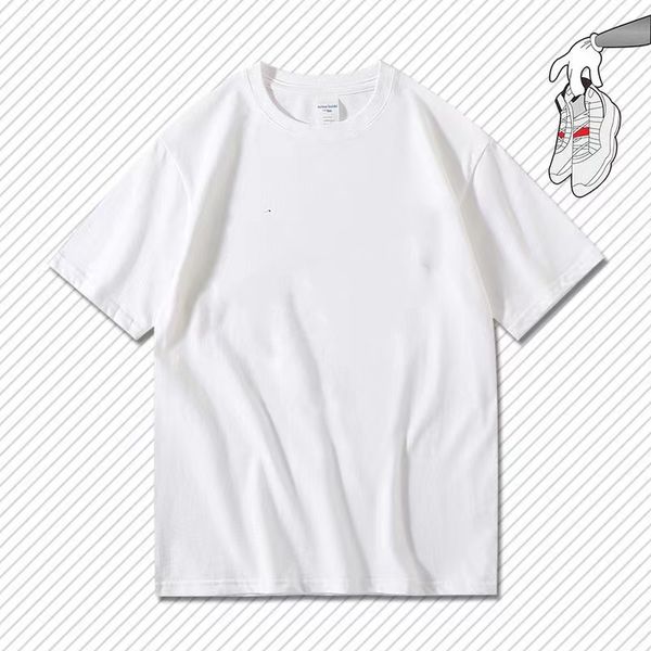 

designer tide t shirts chest letter laminated print short sleeve high street loose oversize casual t-shirt 100% pure cotton for men and wom, White;black