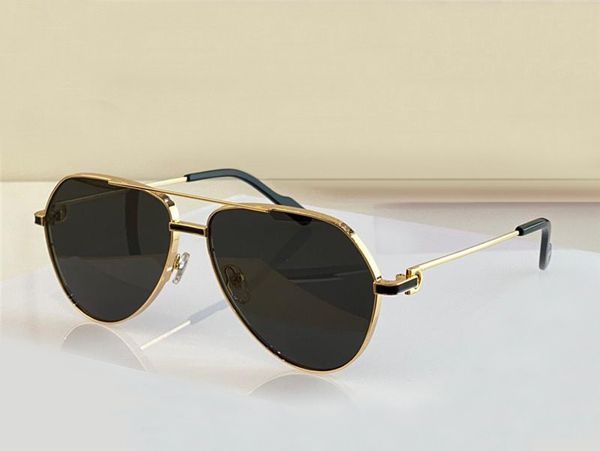 Occhiali da sole da pilota vintage oro nero da uomo Occhiali da sole classici Sonnenbrille Occhiali da uomo Occhiali UV con scatola