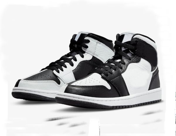 

shoes brand 1 mid invert sports sneakers outdoor 1s white black dr0501-101 original