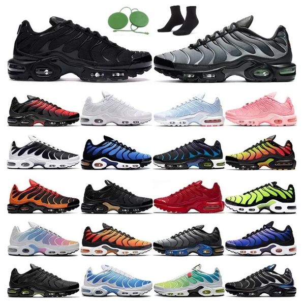 

2022 tn plus running shoes mens university blue black white hyper jade royal sunset orange yellow metallic teal women breathable sneakers sp