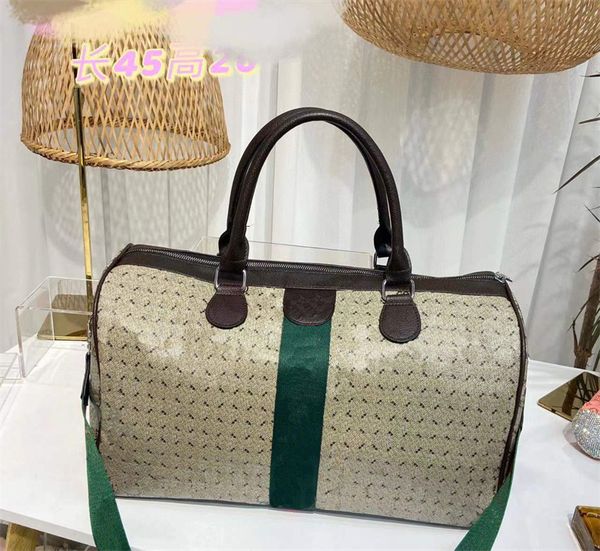 

storage travel luxury large-capacity leisure mans designer printed fitness bags messenger bag long-distance portablegym portable luggag errg