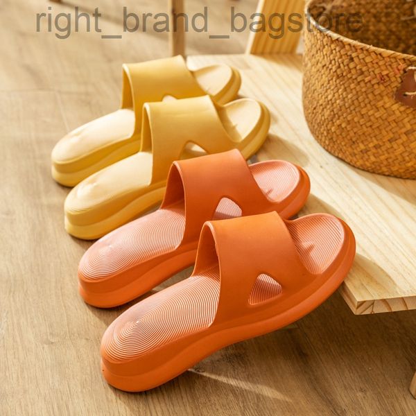 

eva massage thick bottom slippers summer home indoor couple sandals bathroom bathing non slip women's and men's shoes w220808, Black