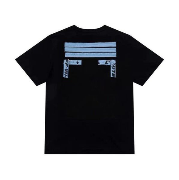 

loose summer mens t shirts fashion tees designers offs brands man women casual t-shirt luxury clothing letter arrow black white tshirts str, White;black
