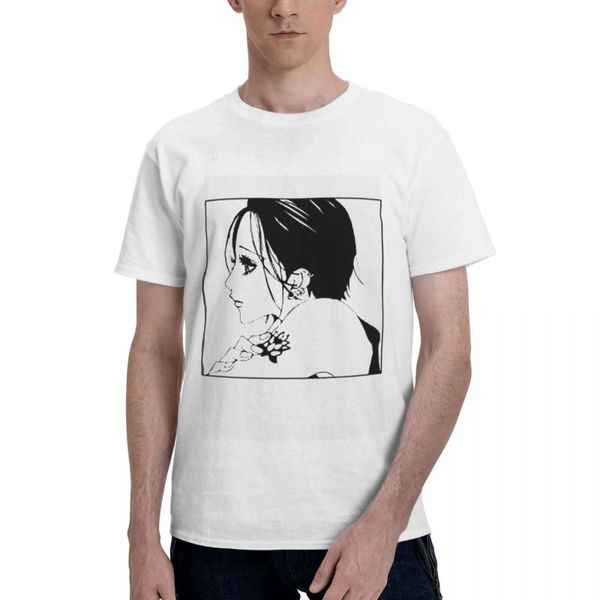 Camisetas masculinas Nana Osaki Anime Camise Masculino Confortável moda legal Moda curta Estética de estilo de rua curta Estética para o homem