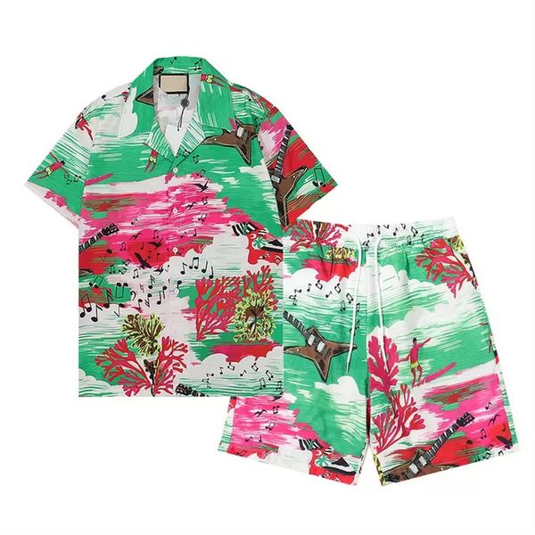 

casual suit mens tracksuit fashion alphabet pattern summer sportwear crew neck short sleeves shirts shorts 2 color option designer sportswea, Gray