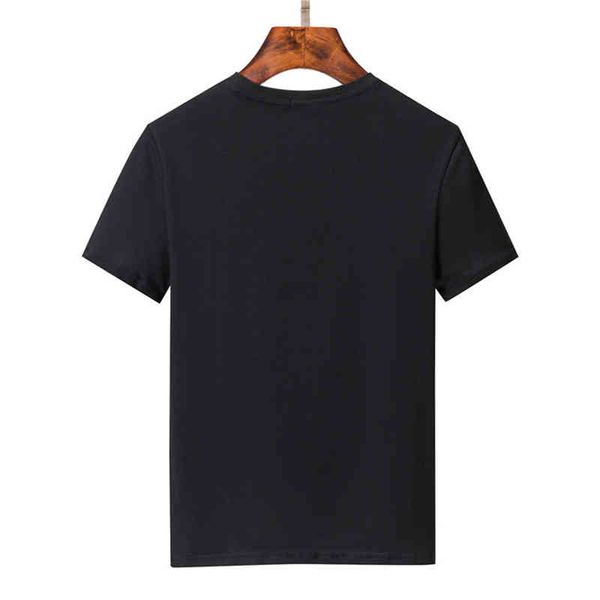 

2022 famous brand mens letter print t shirts black fashion designer summer casual pure cotton short sleeve size s-xxxxl vow2, White;black