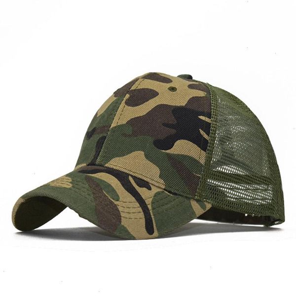 Herren Camouflage Taktische Militärische Baseball Caps Für Frauen Camo Outdoor Mesh Snapback Atmungsaktive Sonnenblende Trucker Hut