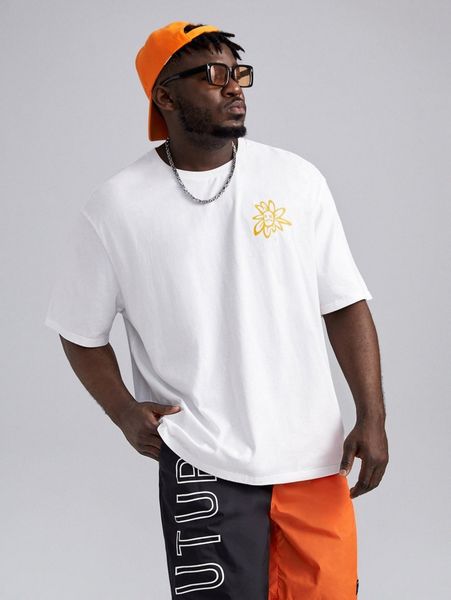 

extended sizes men cartoon graphic tee p4na#, White;black