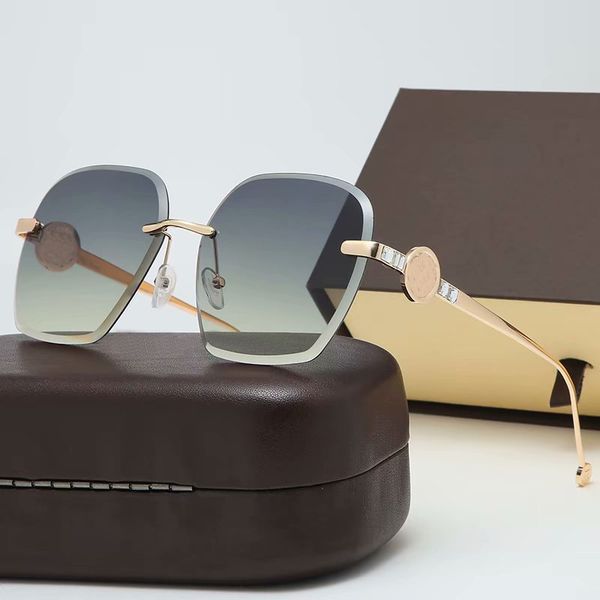 

Green Vintage Oversized Designer Sunglasses Women Mens Square Big Frame Mirror V-Shape Glasses For Female UV400 V Aluminum Legs Sunglass Shade Fashion Eyeglasses