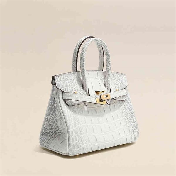 

68% off bag crocodile genuine leather women's new fashion versatile atmospheric one shoulder messenger hand