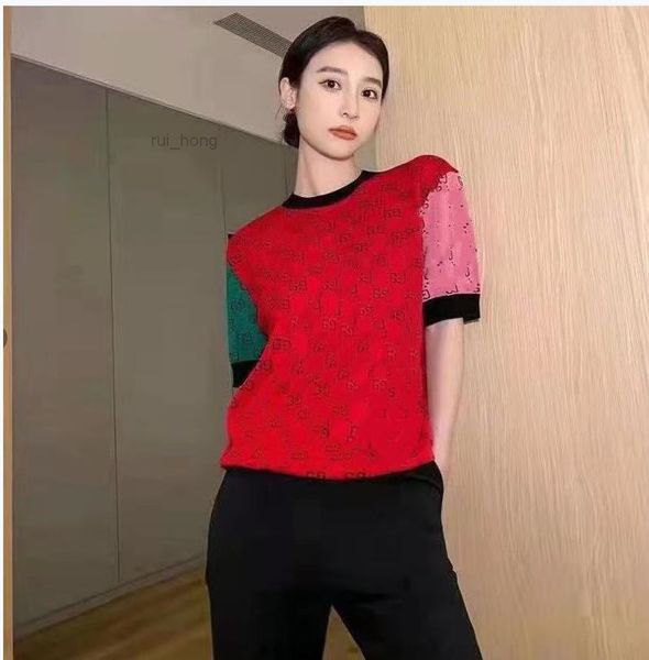 

knits casual women's cotton basic t-shirt women loose short sleeve knitted shirts female solid tees ladies summer, White