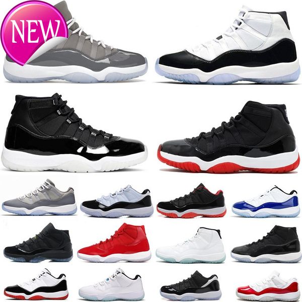 

men basketball shoes 11 cool grey legend blue space jam bred 11s low women sports mens sneakers trainer u