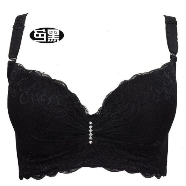 

thin bra cup adjustable push up side gathering furu mm large c e women underwear size, Red;black