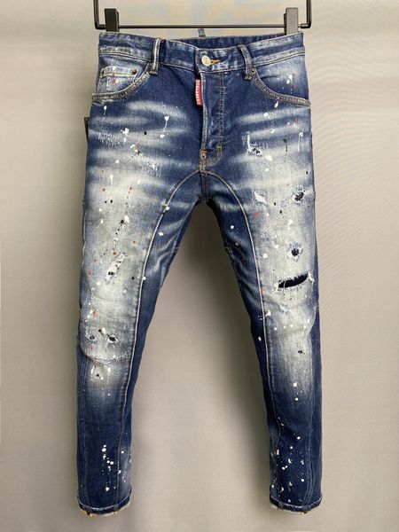 A507 MAN JEANS patch con foro punto di protezione ambientale materiale ricamo logo marea jeans di marca non sbiadiscono moda tutto-fiammifero puro cotone microelastico