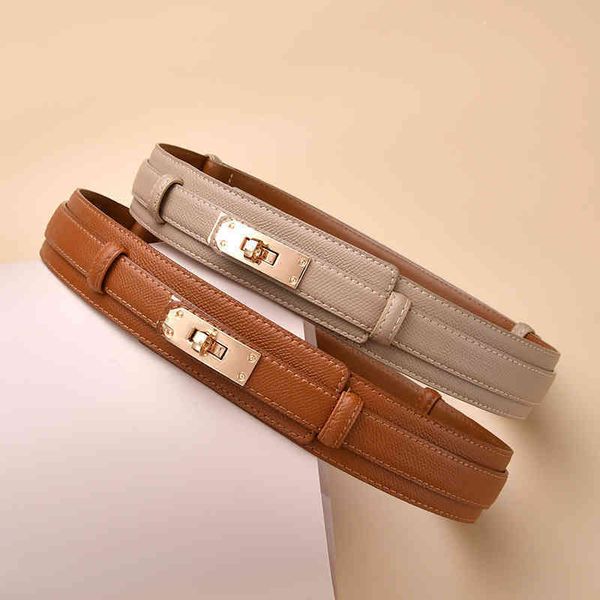 

h alloy women's belt buckle belt windbreaker garment accsori novelty., Black;brown