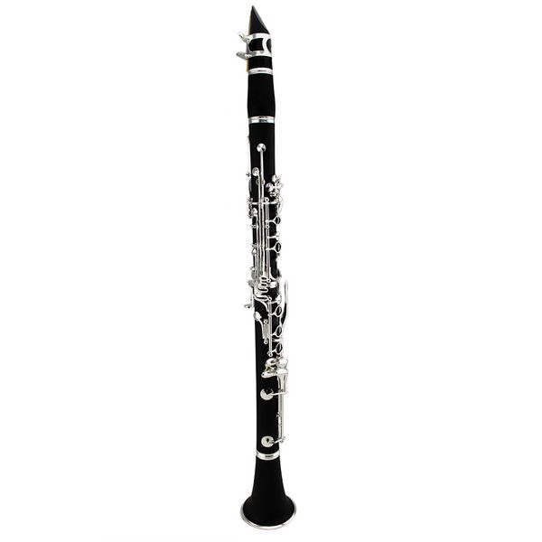 

popular grade abs body silver plated tone bb clarinet
