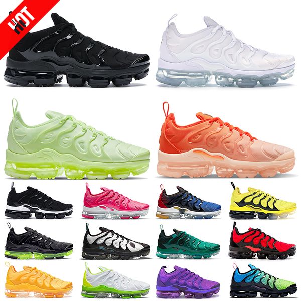 

tn plus boots women men running shoes triple white black red reverse sunset rainbow pastel astronomy blue bred orange gradients mens trainer